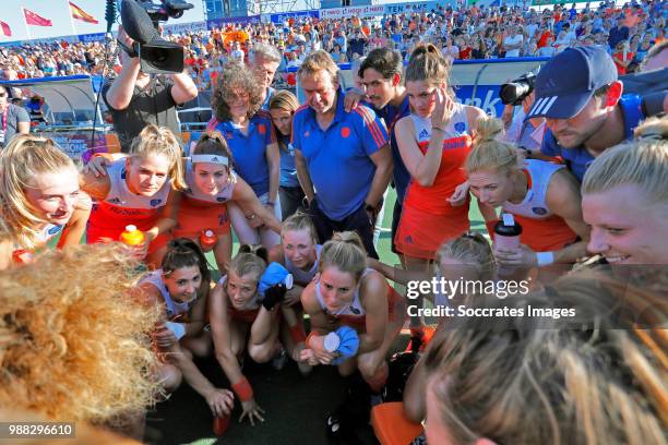 Anne Veenendaal of Holland Women, Kitty van Male of Holland Women, Malou Pheninckx of Holland Women, Laurien Leurink of Holland Women, Xan de Waard...