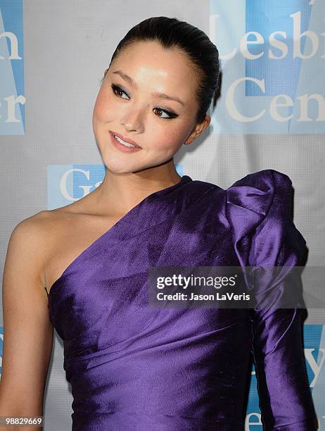 Actress Devon Aoki attends the L.A. Gay & Lesbian Center's "An Evening With Women" at The Beverly Hilton Hotel on May 1, 2010 in Beverly Hills,...