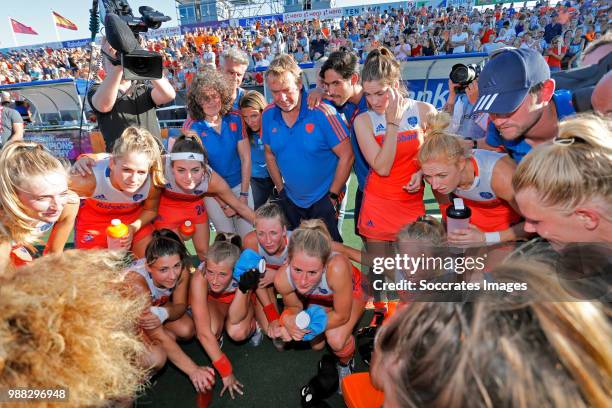 Anne Veenendaal of Holland Women, Kitty van Male of Holland Women, Malou Pheninckx of Holland Women, Laurien Leurink of Holland Women, Xan de Waard...