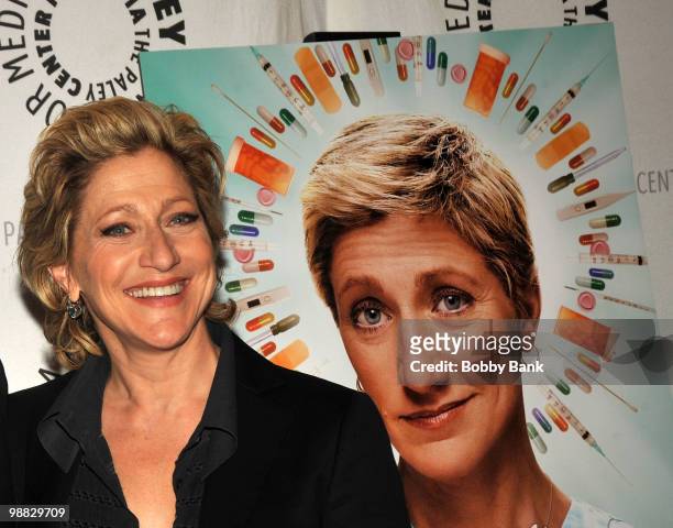 Edie Falco attends Paging "Nurse Jackie" at The Paley Center for Media on May 3, 2010 in New York City.