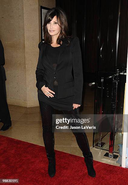 Actress Gina Gershon attends the L.A. Gay & Lesbian Center's "An Evening With Women" at The Beverly Hilton Hotel on May 1, 2010 in Beverly Hills,...