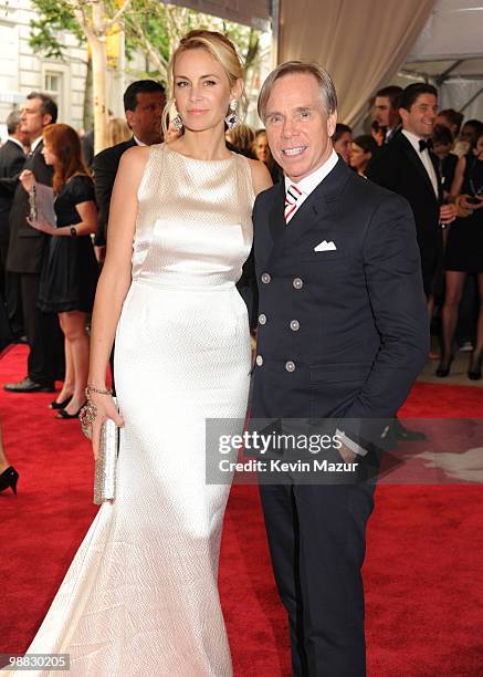 Dee Ocleppo and Tommy Hilfiger attends the Costume Institute Gala Benefit to celebrate the opening of the "American Woman: Fashioning a National...