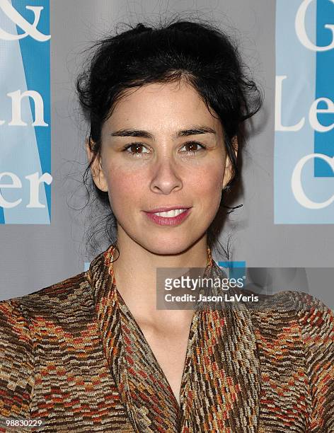 Comedian Sarah Silverman attends the L.A. Gay & Lesbian Center's "An Evening With Women" at The Beverly Hilton Hotel on May 1, 2010 in Beverly Hills,...