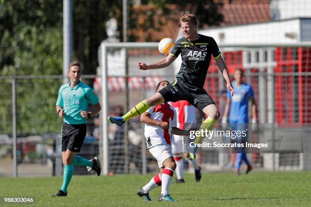 Ferdy Druif of AZ Alkmaar during the match between Regioselectie Amersfoort v AZ Alkmaar at the Sportpark Kleinhoven on June 30, 2018 in Amersfoort...