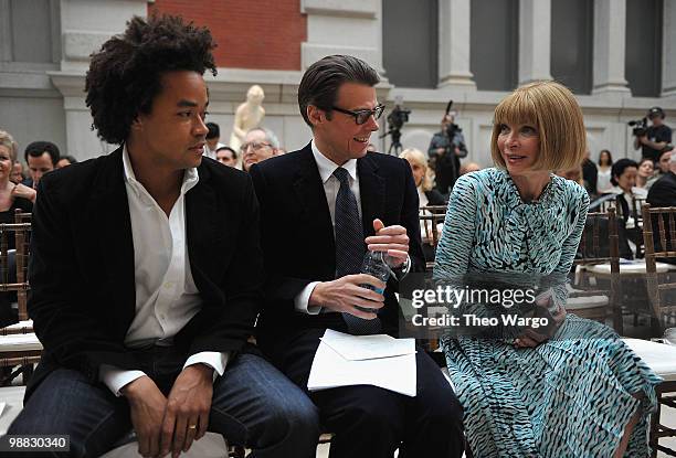 Executive Vice President of Global Design for Gap Patrick Robinson, Curator of The Costume Institute Andrew Bolton and Editor-In-Chief of American...