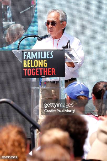 John Tateishi, a survivor of a Japanese internment camp during WWII, joins MoveOn, National Domestic Workers Alliance, and hundreds of allies at a...