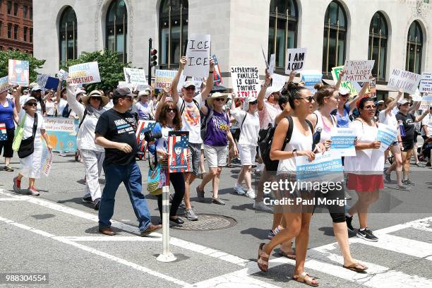 Activists join MoveOn, National Domestic Workers Alliance, and hundreds of allies at a rally at the White House to tell President Donald Trump and...