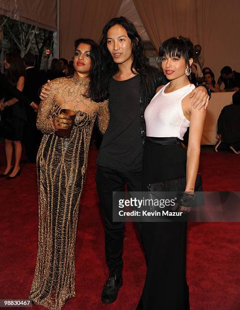 And Alexander Wang attends the Costume Institute Gala Benefit to celebrate the opening of the "American Woman: Fashioning a National Identity"...