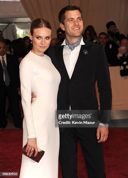 Diane Kruger and Joshua Jackson attends the Costume Institute Gala Benefit to celebrate the opening of the "American Woman: Fashioning a National...
