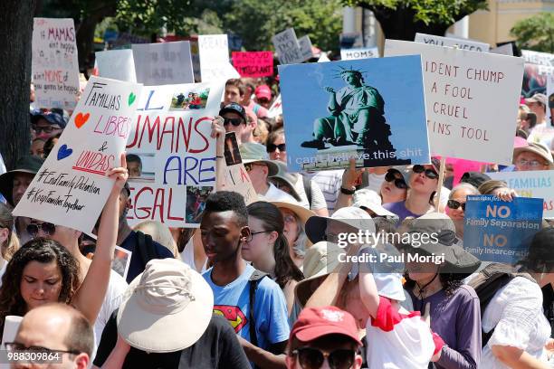 Activists join MoveOn, National Domestic Workers Alliance, and hundreds of allies at a rally at the White House to tell President Donald Trump and...