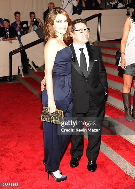 Tina Fey attends the Costume Institute Gala Benefit to celebrate the opening of the "American Woman: Fashioning a National Identity" exhibition at...