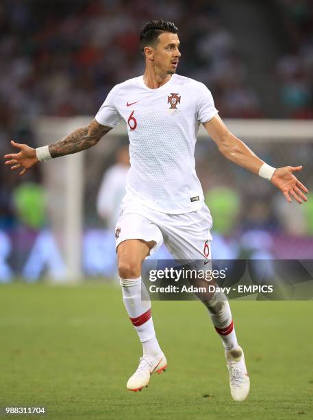 Portugal's Jose Fonte Uruguay v Portugal - FIFA World Cup 2018 - Round of 16 - Fisht Stadium .