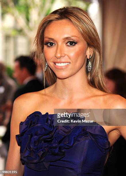 Giuliana Rancic attends the Costume Institute Gala Benefit to celebrate the opening of the "American Woman: Fashioning a National Identity"...