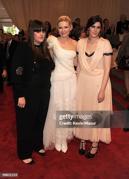 Kirsten Dunst attends the Costume Institute Gala Benefit to celebrate the opening of the "American Woman: Fashioning a National Identity" exhibition...