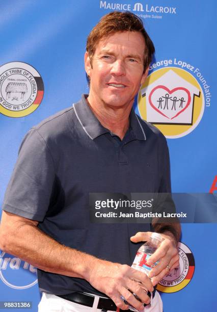 Dennis Quaid attends the 3rd Annual George Lopez Golf Classic at Lakeside Golf Club on May 3, 2010 in Toluca Lake, California.