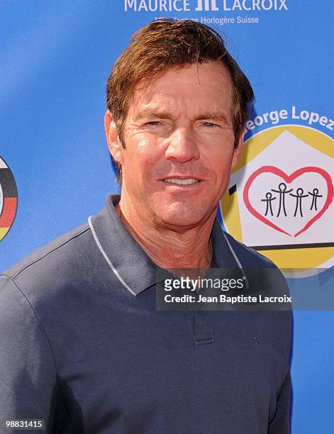Dennis Quaid attends the 3rd Annual George Lopez Golf Classic at Lakeside Golf Club on May 3, 2010 in Toluca Lake, California.