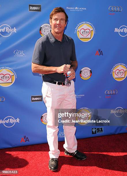 Dennis Quaid attends the 3rd Annual George Lopez Golf Classic at Lakeside Golf Club on May 3, 2010 in Toluca Lake, California.