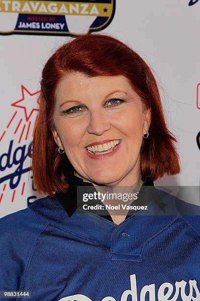 Kate Flannery attends the Los Angeles Dodger State Farm DDF Bowling Extravaganza at Lucky Strike Lanes LA Live on May 3, 2010 in Los Angeles,...