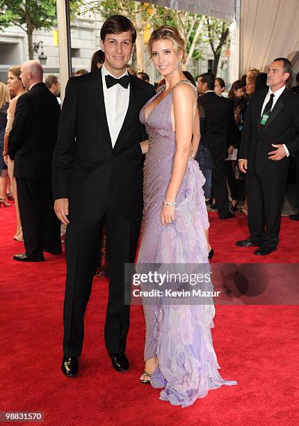 Jared Kushner and Ivanka Trump attends the Costume Institute Gala Benefit to celebrate the opening of the "American Woman: Fashioning a National...