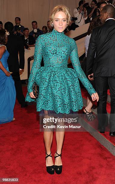 Chloe Sevigny attends the Costume Institute Gala Benefit to celebrate the opening of the "American Woman: Fashioning a National Identity" exhibition...