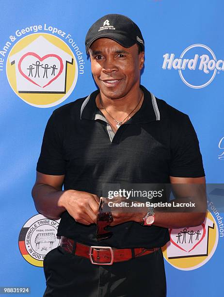 Sugar Ray Leonard attends the 3rd Annual George Lopez Golf Classic at Lakeside Golf Club on May 3, 2010 in Toluca Lake, California.