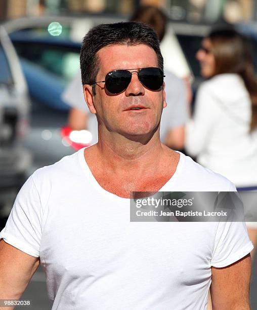 Simon Cowell is seen on March 14, 2010 in Malibu, California.