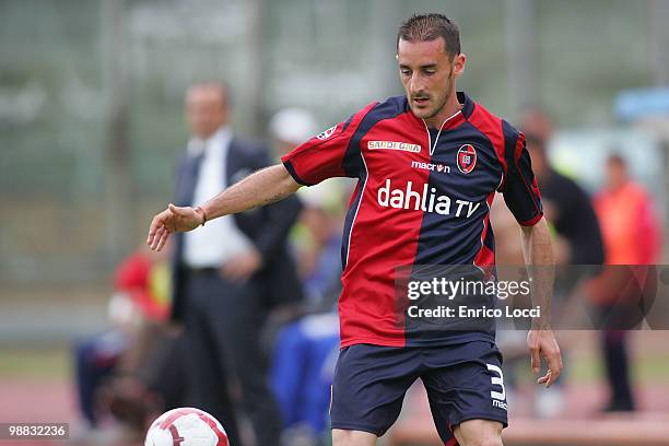 Alessandro Agostini of Cagliari during the Serie A match between Cagliari and Udinese at Stadio Sant'Elia on May 2, 2010 in Cagliari, Italy.