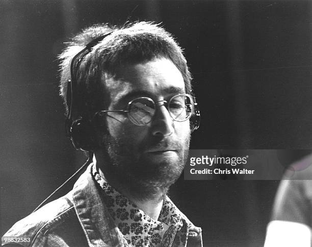 John Lennon 1970 Plastic Ono on "Top Of The Pops" © Chris Walter