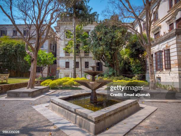 garden of dreams, thamel, kathmandu, nepal - machapuchare stock pictures, royalty-free photos & images