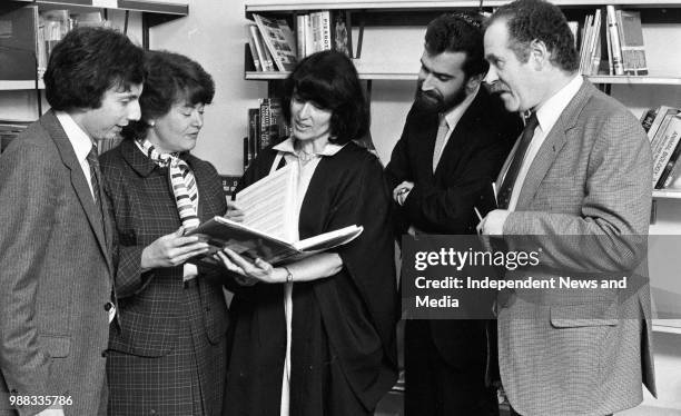 Minister for Education Gemma Hussey at the New Primary and Secondary Schools, Stradford College, Zion Road, Rathgar, before preforming the official...