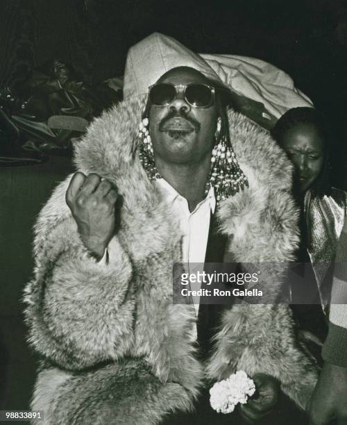 Musician Stevie Wonder attending "Stevie Wonder Concert Party" on November 12, 1980 at Magique in New York City, New York.