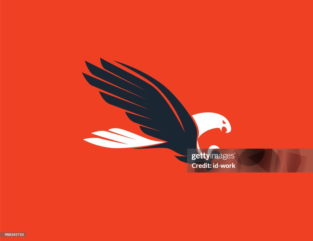 Flying eagle symbol