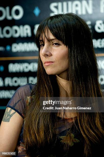 La Mala Rodriguez attends 'Cultura Urbana' press conference on May 4, 2010 in Madrid, Spain.