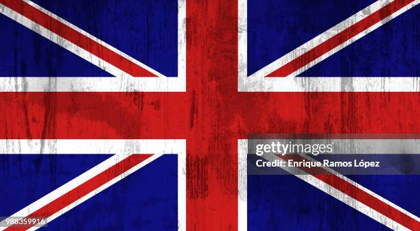 united kingdom flag - grunge union jack stock pictures, royalty-free photos & images