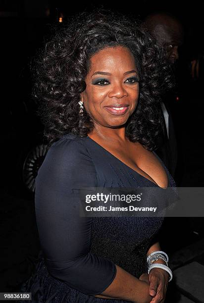 Oprah Winfrey attends the Metropolitan Museum of Art's Costume Institute Gala after party at the Mark Hotel on May 3, 2010 in New York City.