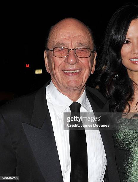 Rupert Murdoch attends the Costume Institute Gala after party at the Mark hotel on May 3, 2010 in New York City.