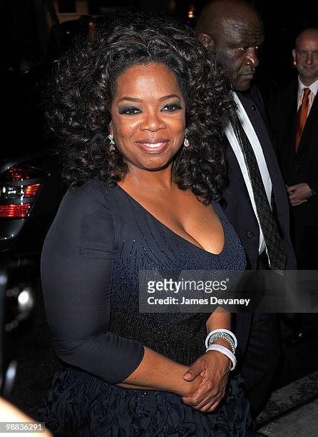Oprah attends the Costume Institute Gala after party at the Mark hotel on May 3, 2010 in New York City.