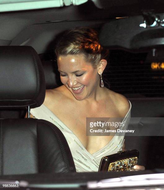 Kate Hudson attends the Costume Institute Gala after party at the Mark hotel on May 3, 2010 in New York City.