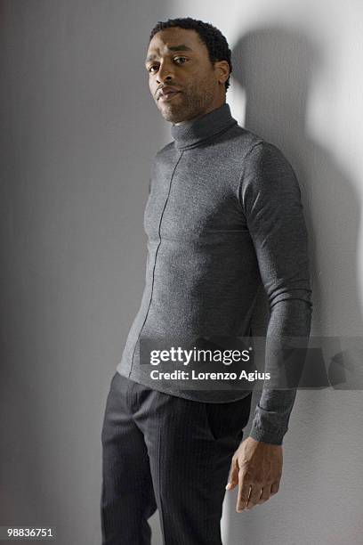 Actor Chiwetel Ejiofor poses for a portrait shoot in London on January 25, 2010.