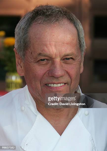 Chef Wolfgang Puck attends the Wallis Annenberg Center for the Performing Arts groundbreaking ceremony on the site of the historic Beverly Hills Post...