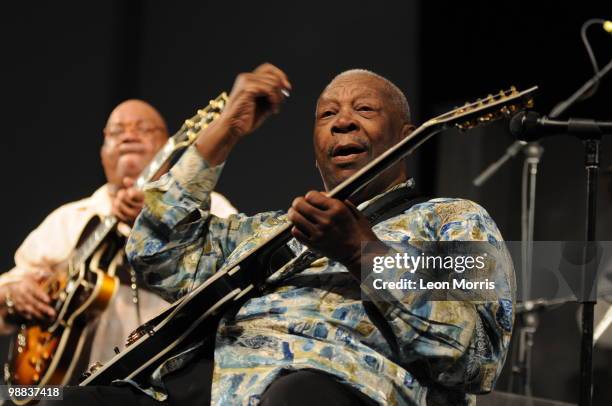 King performs on stage at the New Orleans Jazz and Heritage Festivalon May 2, 2010 in New Orleans, Louisiana.