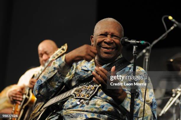 King performs on stage at the New Orleans Jazz and Heritage Festivalon May 2, 2010 in New Orleans, Louisiana.