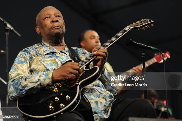 King performs on stage at the New Orleans Jazz and Heritage Festivalon May 2, 2010 in New Orleans, Louisiana.