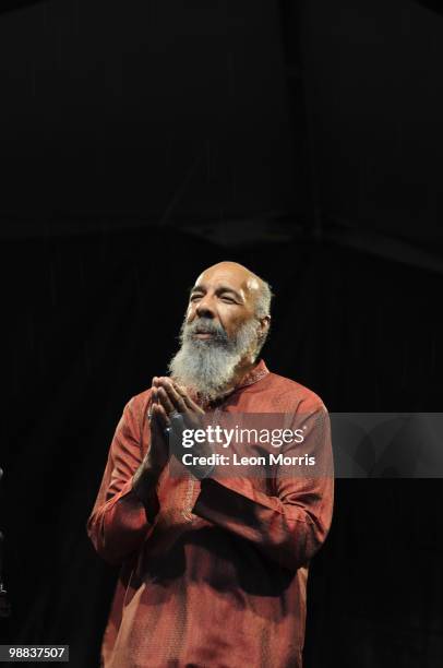 Richie Havens performs on stage at the New Orleans Jazz and Heritage Festivalon May 2, 2010 in New Orleans, Louisiana.