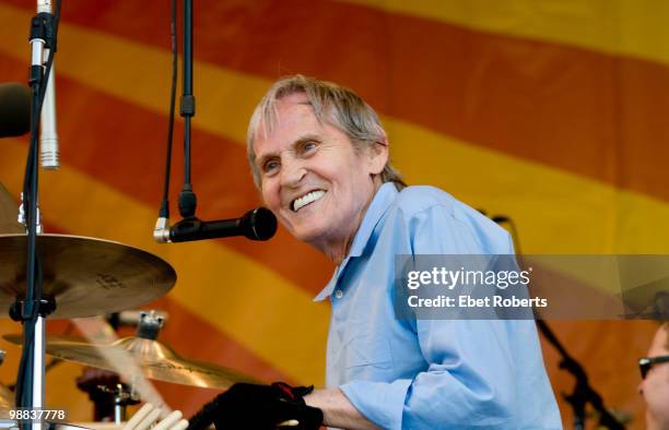 Levon Helm Sun performs at the New Orleans Jazz & Heritage Festival on April 29, 2010 in New Orleans, Louisiana.