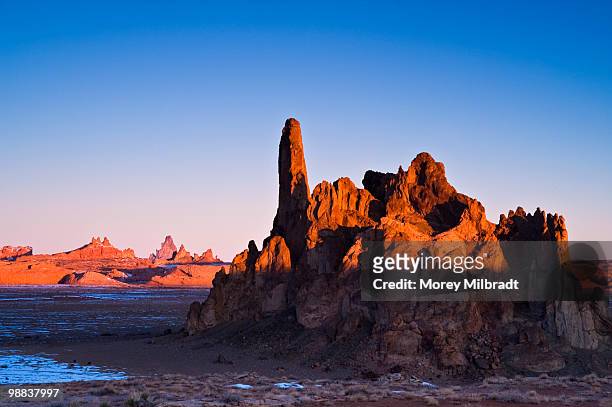 church rock rock formation. - kayenta region stock pictures, royalty-free photos & images
