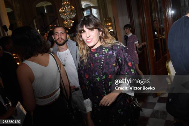 Lou Doillon attends Miu Miu 2019 Cruise Collection Show at Hotel Regina on June 30, 2018 in Paris, France.