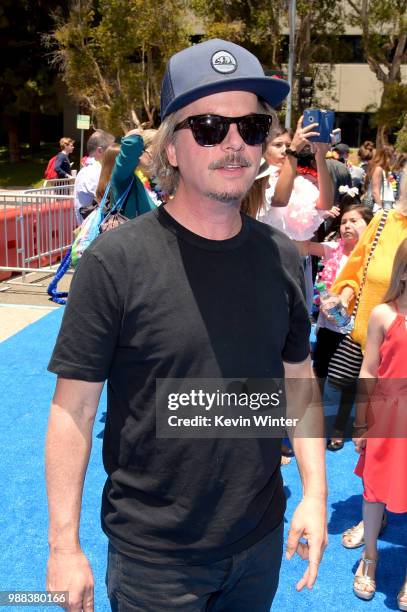 David Spade attends the Columbia Pictures and Sony Pictures Animation's world premiere of 'Hotel Transylvania 3: Summer Vacation' at Regency Village...