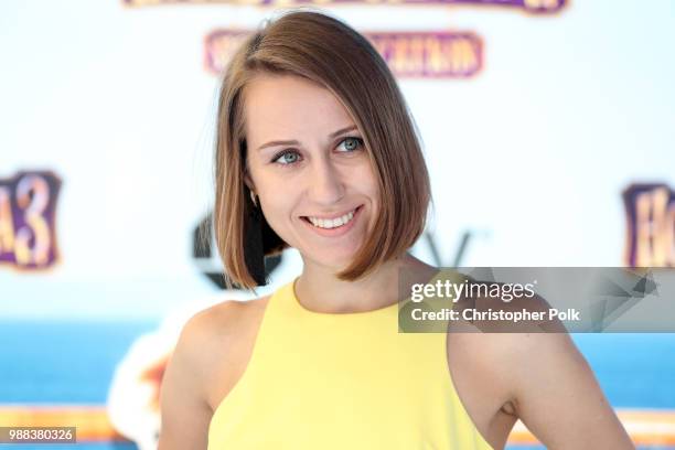 Diana Marks attends the Columbia Pictures and Sony Pictures Animation's world premiere of 'Hotel Transylvania 3: Summer Vacation' at Regency Village...