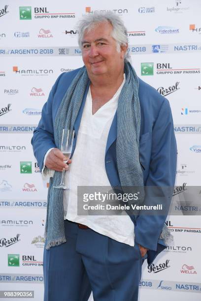 Luigi Abete attends the Nastri D'Argento cocktail party on June 30, 2018 in Taormina, Italy.